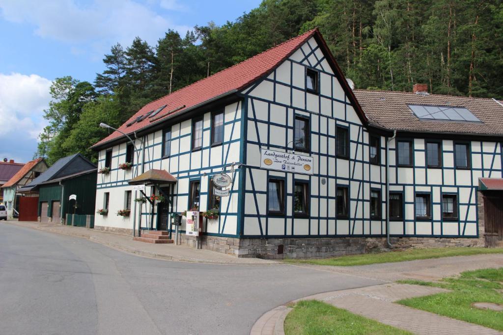 Pension Garni Zum Felsenkeller Nordhausen Exterior foto